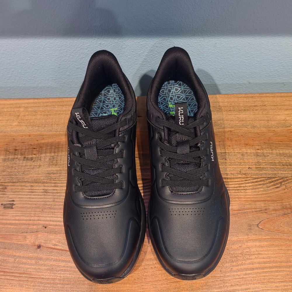 Kuru Mens Kinetic Work Sneakers Black Slip Resistant Water Resistant Size 10 - Picture 3 of 11